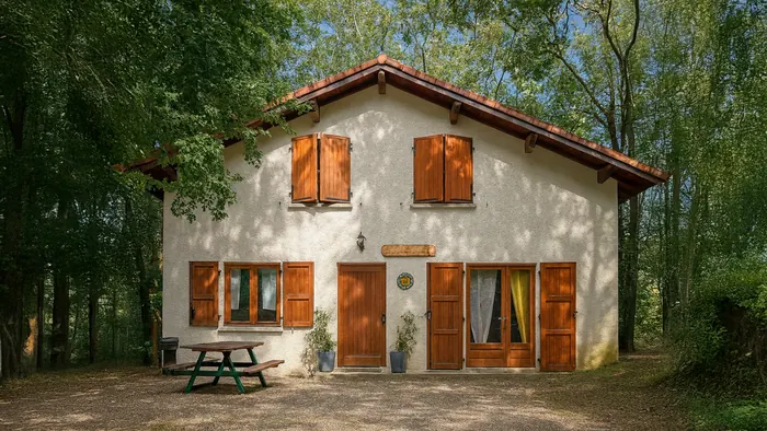 Un gîte Green Cottage en pleine nature
